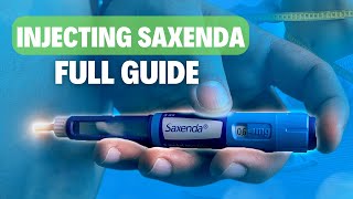 Saxenda Pen Weight Loss Injection Demonstration StepbyStep [upl. by Acinnej]