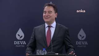 Ali Babacan Tülay Hatimoğulları ve Tuncer Bakırhan ile açıklama yapıyor [upl. by Assiroc]