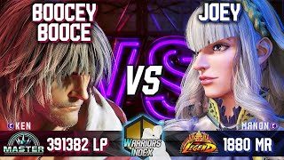 SF6 🥊 BooceyBooce KEN vs Joey MANON 🥊 StreetFighter6 [upl. by Hyman]