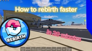 How to rebirth FAST in Roblox War tycoon [upl. by Maidel]