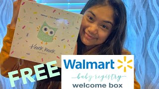 WALMART BABY REGISTRY WELCOME BOX 2020 [upl. by Bowe]