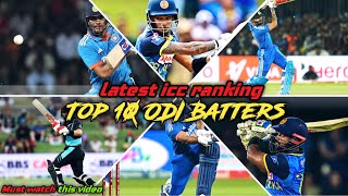 Top 10 ODI Batsman  Latest ICC Ranking 2024  Rohit Sharma Babar Azam Virat Kohli Gill [upl. by Kenwood88]