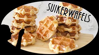 Suikerwafels  Luikse wafels  recept amp ingrediënten [upl. by Polak]