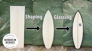 Surfboard Shaping amp Glassing HighPerformance Shortboard [upl. by Broeder]