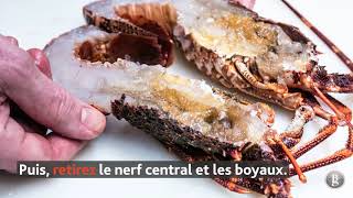 Technique  comment préparer et cuisiner la langouste [upl. by Howlend]