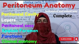 PERITONEUM  PERITONEAL CAVITY  LAYERS  SACS  EPIPLOIC FORAMEN  FUNCTIONS  CLINICAL ANATOMY [upl. by Bethanne]