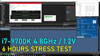 i79700K 48GHz  12V  6 Hours Stress Test  Cinebench R23 [upl. by Edlyn]