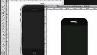 Create an iPhone in Photoshop [upl. by Aelak570]