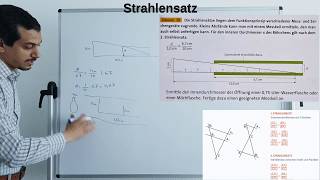 Mathe 9 Klasse Strahlensatz Textaufgabe 3 Messkeil Wie breit ist die Öffnung einer 075L Flasche [upl. by Spaulding754]