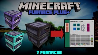 Furnace Plus Addon Minecraft Pe 117  Mcpe Mod and Addon  Showcase Mod [upl. by Couq]