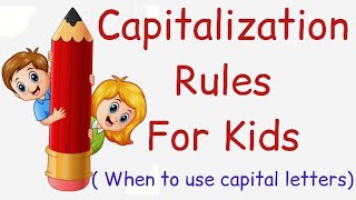 Capitalization Rules When to use capital letters ENGLISH GRAMMAR [upl. by Peyton]