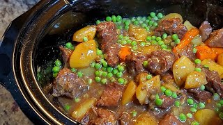 This BEEF STEW recipe is a Lazy Cooks Dream Crockpot Beef Stew That Practically Makes Itself [upl. by Ludba]