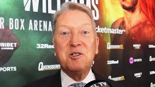 WHATS EVERYBODY GONNA WATCH  FRANK WARREN ON POTENTIAL EUBANKBENN amp FURYUSYK SHOW CLASH [upl. by Agace422]