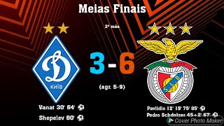 Relato Antena 1 Dínamo de Kiev x SL Benfica Liga Europa  Meias Finais 2ª mão [upl. by Esilana21]