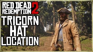 TRICORN HAT LOCATION  Red Dead Redemption 2  Unique Collectible 613 RARE HIDDEN SECRET HAT [upl. by Eillen]