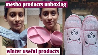 mesho products unboxing and winter 🥶❄️ essential products budget friendly mesho wintercollection [upl. by Clement]