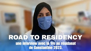 Une interview avec la 1re au résidanat de Constantine 2023 [upl. by Haroved]