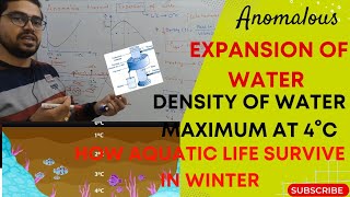 Anomalous expansion of water l Anomalous behaviour of water l Physics l To the Point l Rajan Sir [upl. by Dailey]