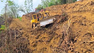 The Best Construction Equipment Bulldozer Working on Making Plantation [upl. by Shirlene]