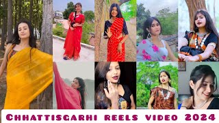 New chhattisgarhi tik tok video 2024  all cg tik tok star  CG Instagram reels video 2024 [upl. by Alludba131]