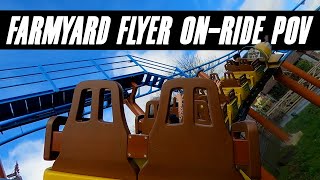 Farmyard Flyer OnRide POV at Paultons Park Hampshire [upl. by Bella]