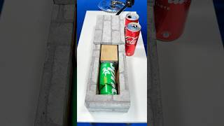 When sprite meets cokes under pressure cans explore satisfying viralvideo shorts [upl. by Coulombe]