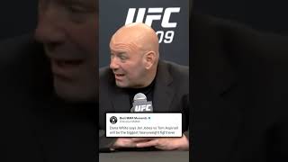 Dana White Jon Jones vs Tom Aspinall is the biggest heavyweight fight ever [upl. by Wake]