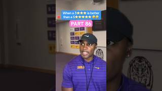 When a 3⭐️⭐️⭐️ is better than a 5⭐️⭐️⭐️⭐️⭐️ PART 86 shorts lsu lsufootball cju [upl. by Yeuh]