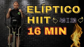 HIIT no Elíptico 40quot x 20quot  Ative a queima de Gordura em 16 min  Premier 360 [upl. by Aiyt]