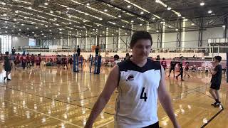 Senior State Champs Div 3 Spikers vs Griffith [upl. by Hpeosj]