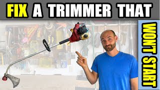 How to Fix a Weed Eater that Wont Run [upl. by Iturhs]