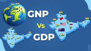 GNP VS GDP  What Is GNP and GDP  Difference Between GNP and GDP [upl. by Legnaesoj883]