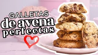 GALLETAS DE AVENA Y CHOCOLATE PERFECTAS  AnnasPasteleria RecetasQueNoFallan [upl. by Farmelo703]