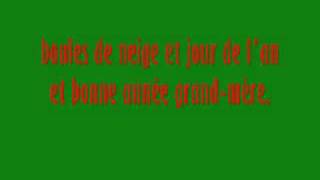 Joyeux Noel  Vive Le Vent with lyrics [upl. by Kaplan]