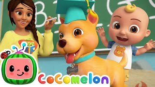 Bingos First Day at School 🐶 Baby JJs BINGO Spelling Song  CoComelon Nursery Rhymes amp Kids Songs [upl. by Bridge]