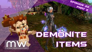 Cabal Online Episode 22 Part 2 Demonite Items [upl. by Anthiathia]