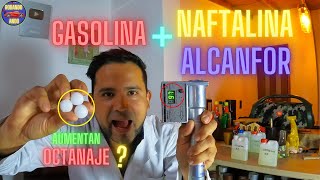 🔥🔥NAFTALINA Y ALCANFOR AUMENTAN OCTANAJE A LA GASOLINA🔥🔥FIN DEL MITO⚠️LES MEDIMOS EL octanaje ⛽ [upl. by Eneloj]