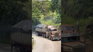 Trucker’s Convoy  Up Hill  Mount Rosser  Heavy Haul  Tight Roads  Jamaican Truckers [upl. by Atekihc959]