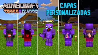 COMO PERSONALIZAR TU CAPA EN Minecraft Bedrock 117  Capas con animación  Animated cosmetics [upl. by Ailekat695]