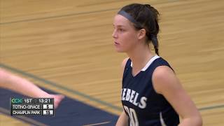 TotinoGrace vs Champlin Park Girls High School Basketball [upl. by Arratoon417]