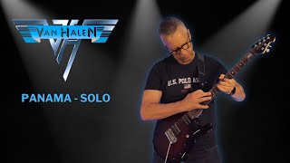 I Brought Back Van Halen  Panama Solo Cover [upl. by Lea]