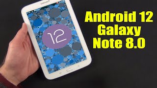 Install Android 12 on Galaxy Note 80 LineageOS 19  How to Guide [upl. by Collimore322]