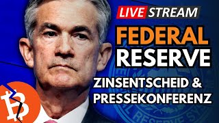 🔴 FED ZINSENTSCHEID LIVE  Bitcoin Live Analyse  SP500 Gold Nasdaq [upl. by Amehsyt]