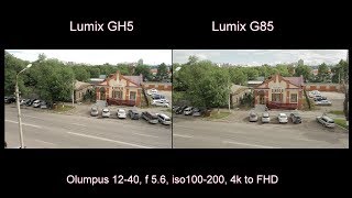 GH5 vs G85 TEST [upl. by Jordison]