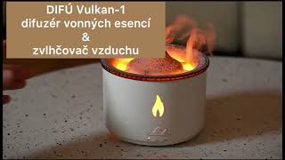 DIFÚ Vulkan1 efektní aroma difuzér a zvlhčovač vzduchu [upl. by Fenton]