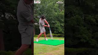 JPLA所属 日本最強5連覇チャンピオン 三隅直人プロ short golf golfswing ドラコン ゴルフ [upl. by Gaal]