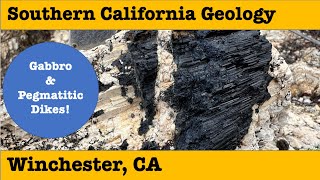 Southern California Geology  Gabbro amp Pegmatitic Dikes [upl. by Alleroif]