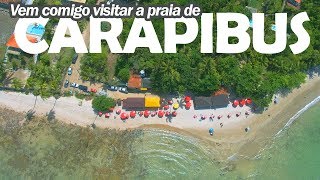 Tour rápido pela Praia de Carapibus paraíso de águas mornas e corais  Conde  Paraíba [upl. by Efal374]