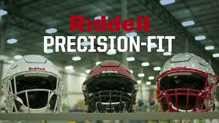 Riddell PrecisionFit Custom Fitting Helmet for the Individual Player [upl. by Enifesoj]