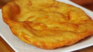 Lángos Bread Recipe Hungarian Fried Bread [upl. by Johppah237]